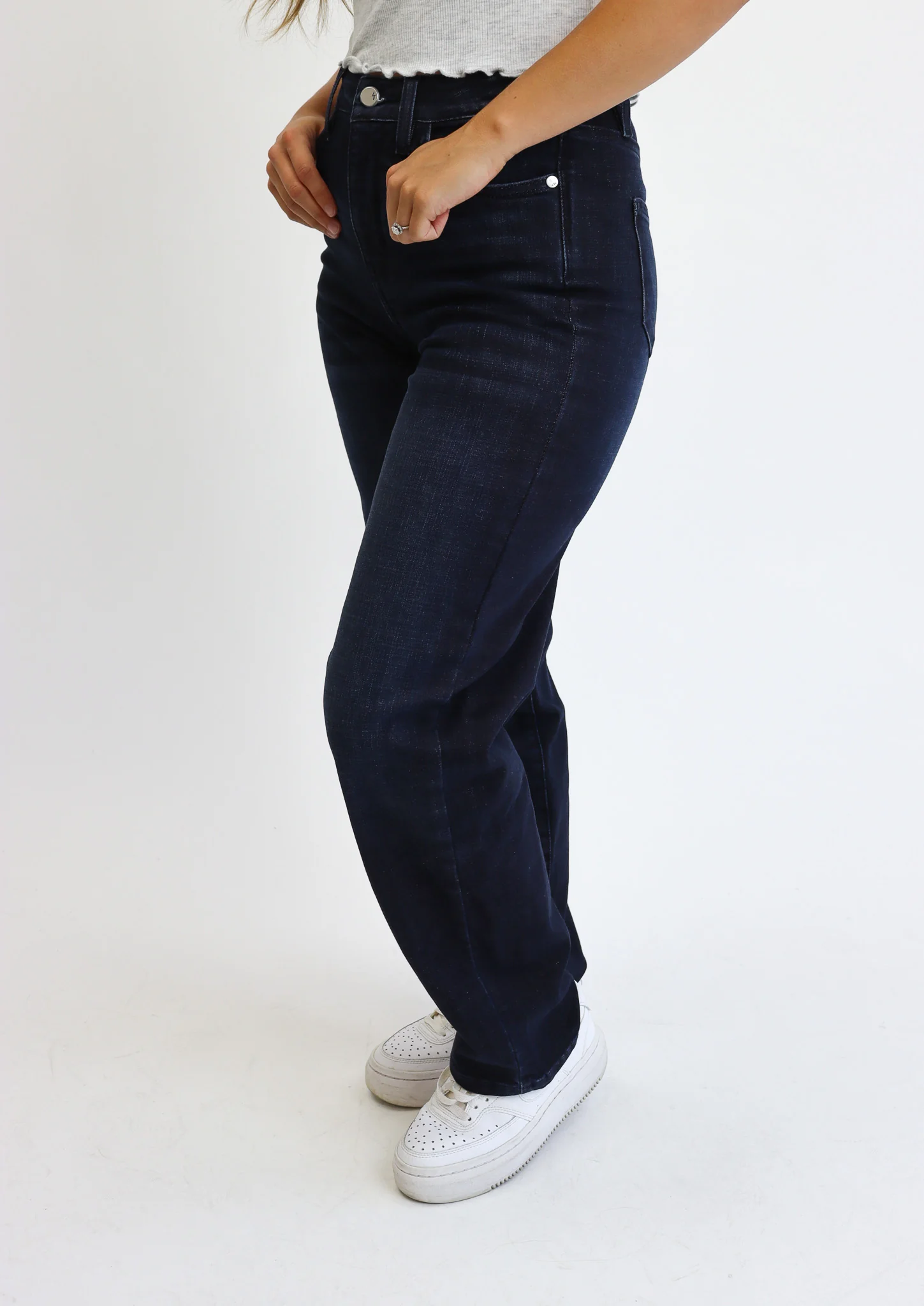 AJ OG Tummy Control Boyfriend/Wide Leg Jean *Final Sale* - Image 12