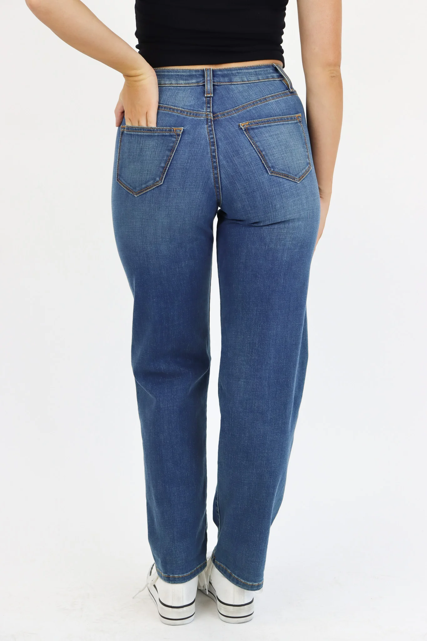 AJ OG Tummy Control Boyfriend/Wide Leg Jean *Final Sale* - Image 5