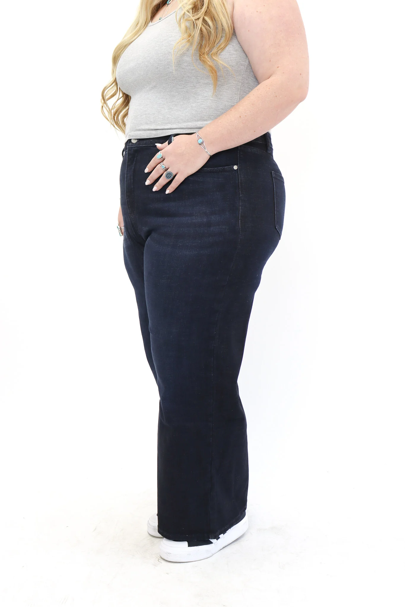 AJ OG Tummy Control Boyfriend/Wide Leg Jean *Final Sale* - Image 8