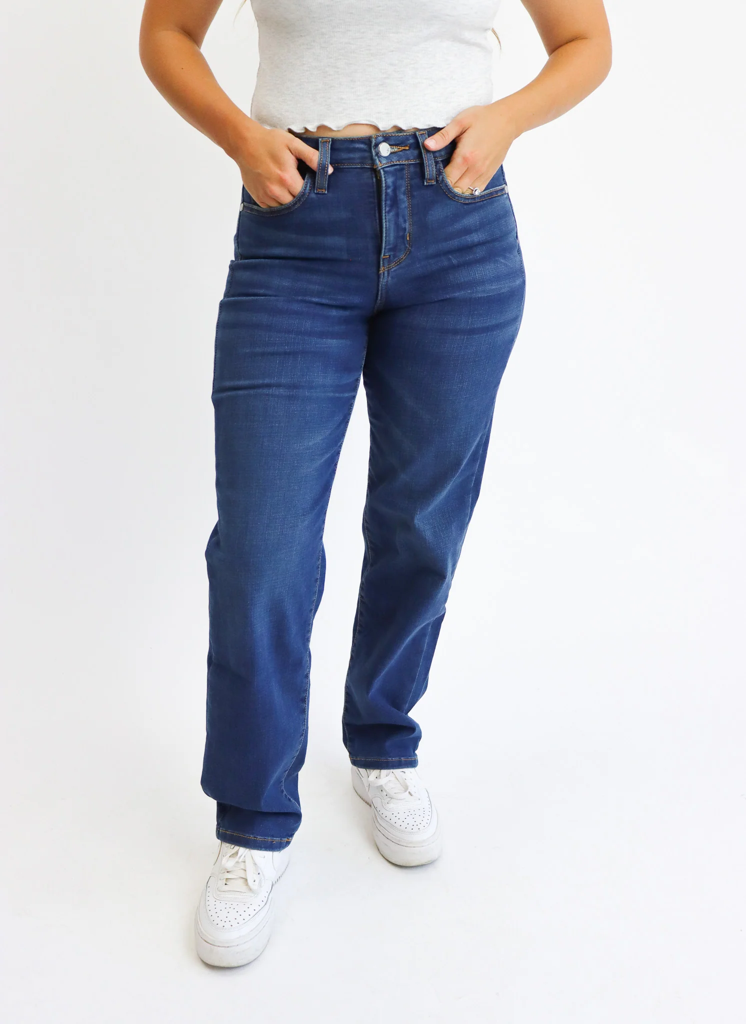 AJ OG Tummy Control Boyfriend/Wide Leg Jean *Final Sale* - Image 9
