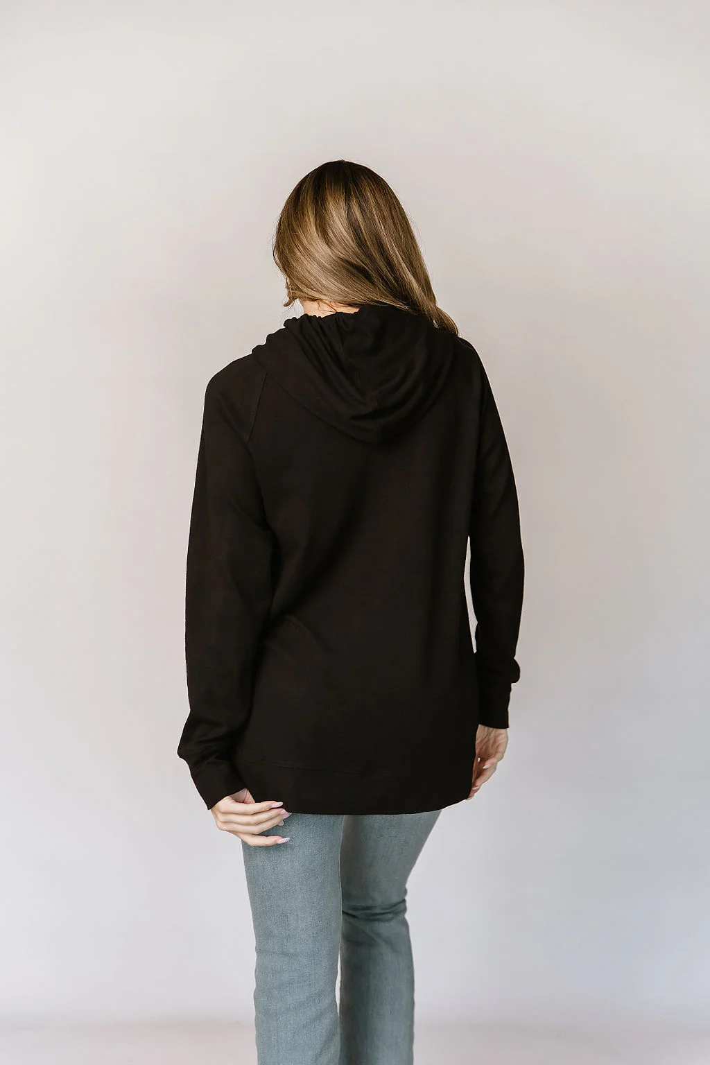 Ampersand Blackout Hooded Tunic Sweatshirt - Image 4