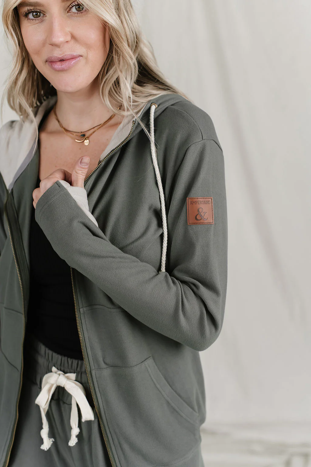 Ampersand Performance Fleece Fullzip- Wanderlust - Image 3