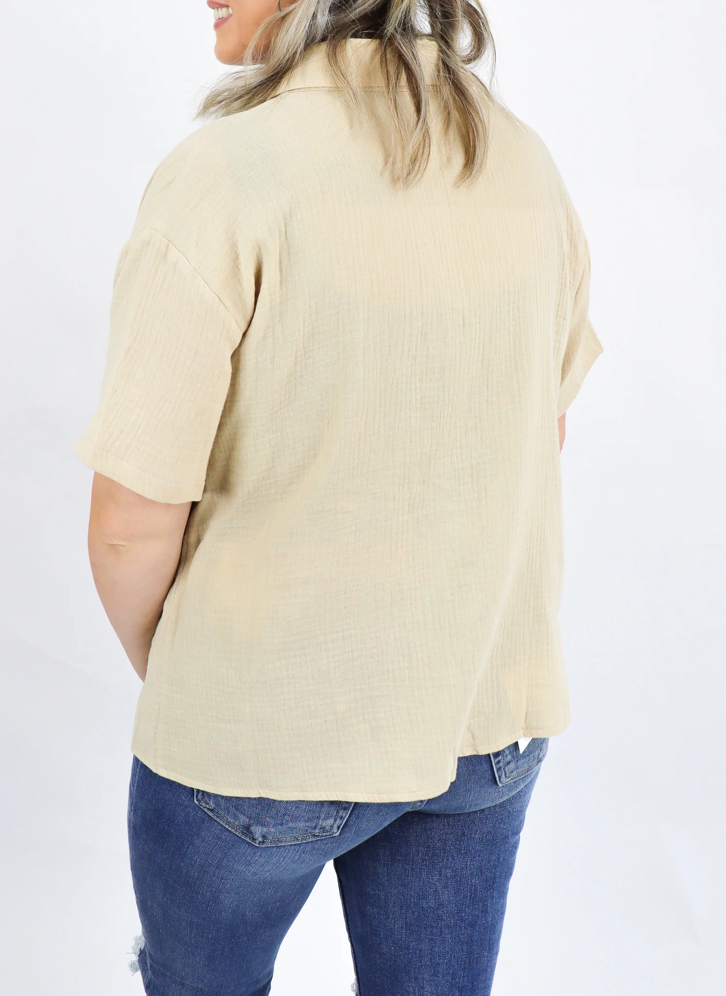 Vacay Linen Top - Image 4