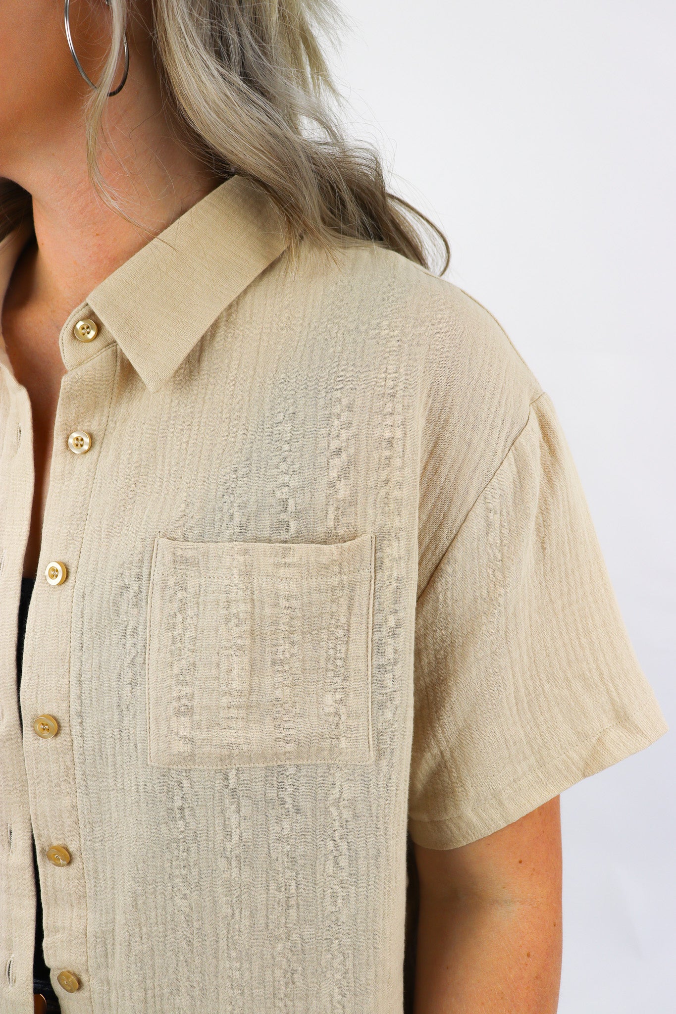Vacay Linen Top - Image 5