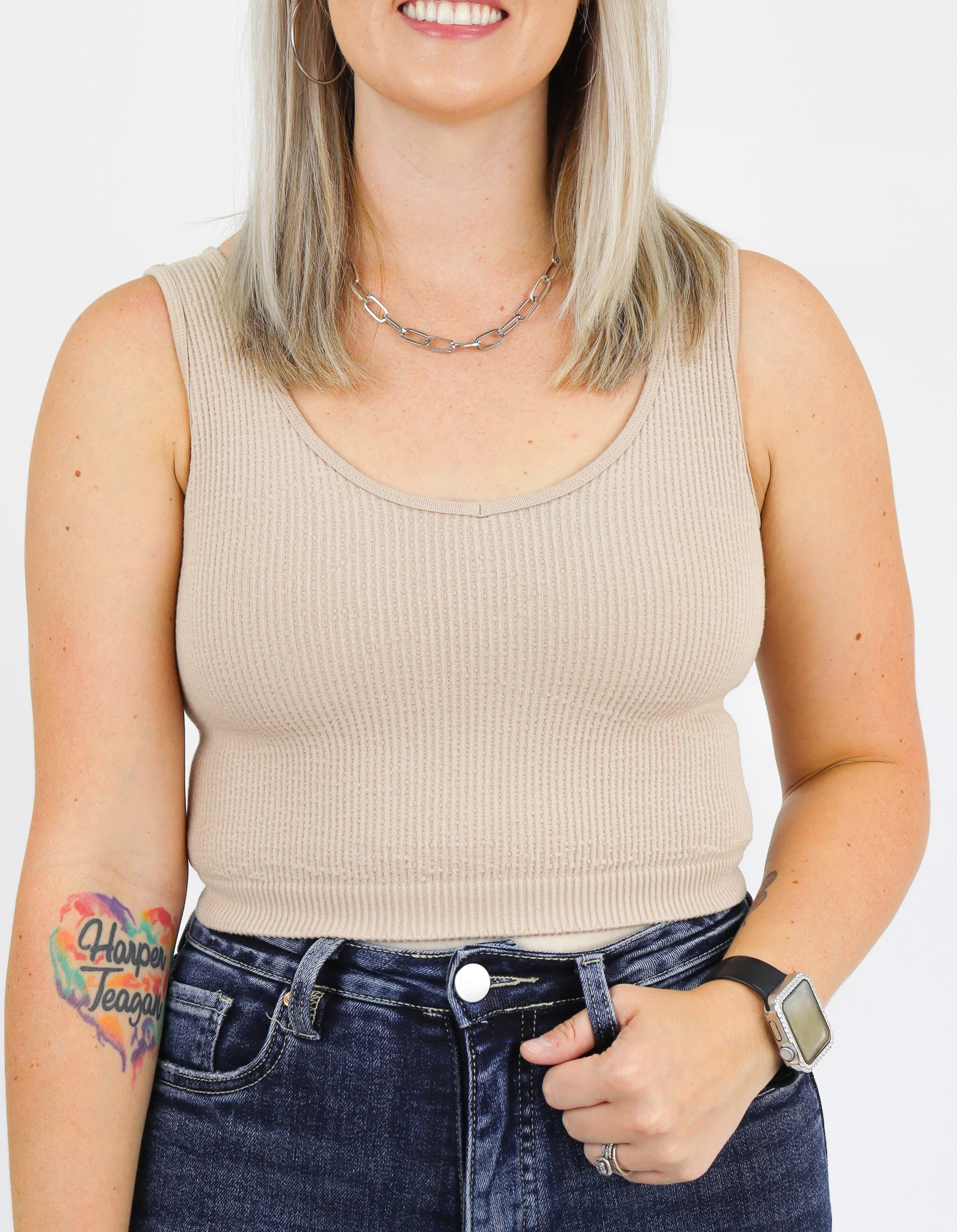 The Essential Crop | Revived Tank Top Bralette - Final Sale - Image 5