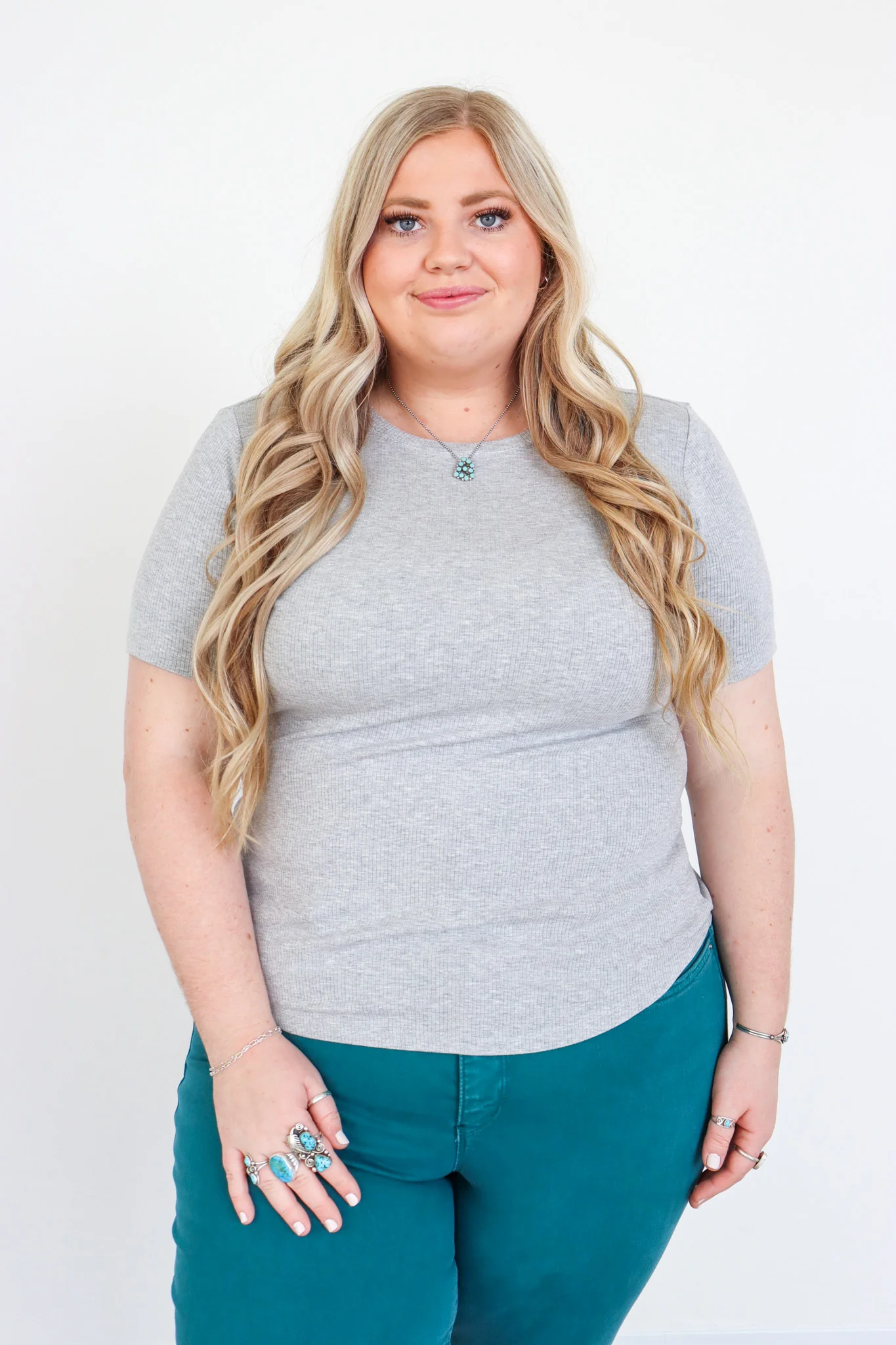The Ribbed Basic Crewneck Tee - Image 13