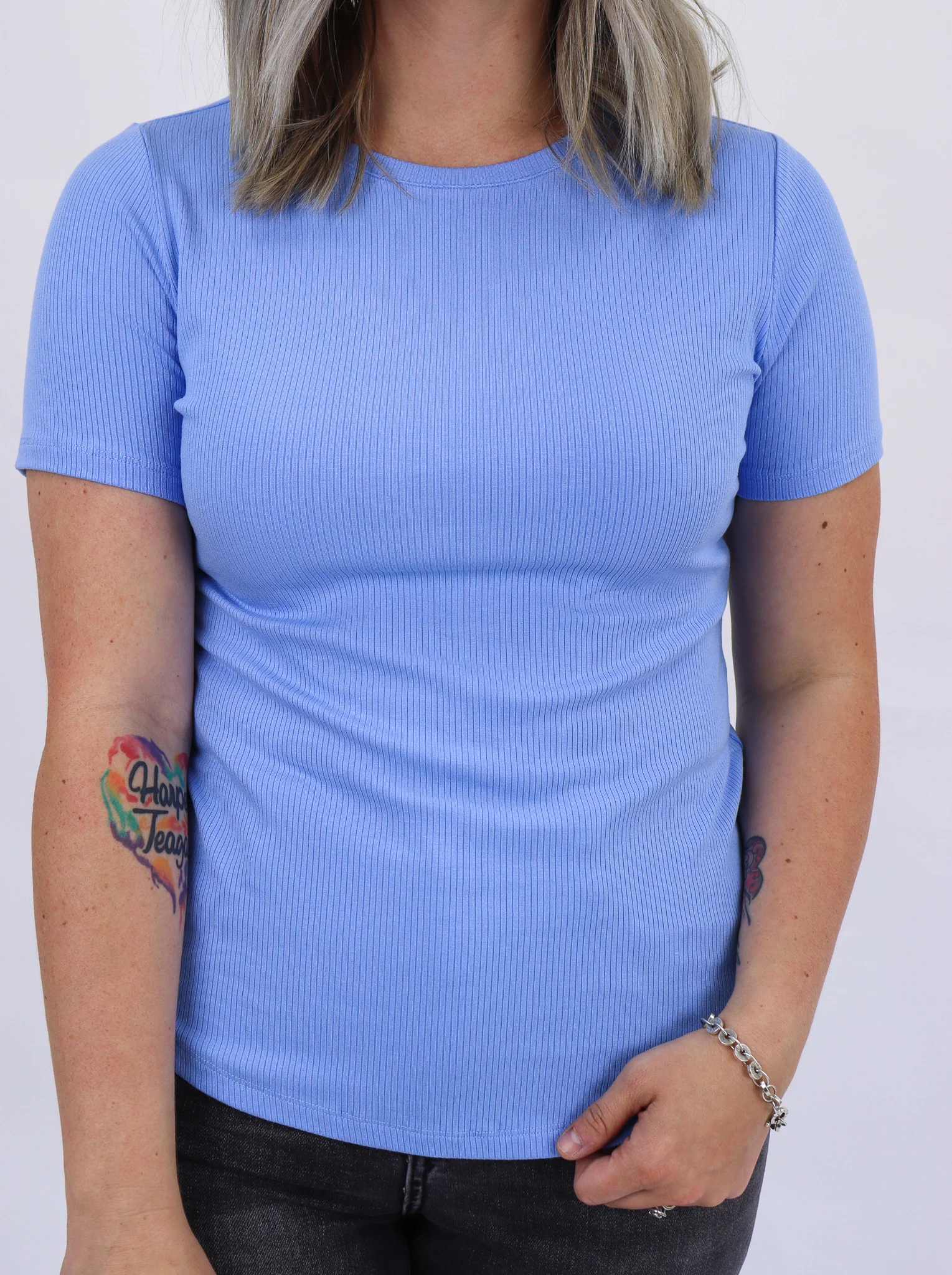 The Ribbed Basic Crewneck Tee - Image 18
