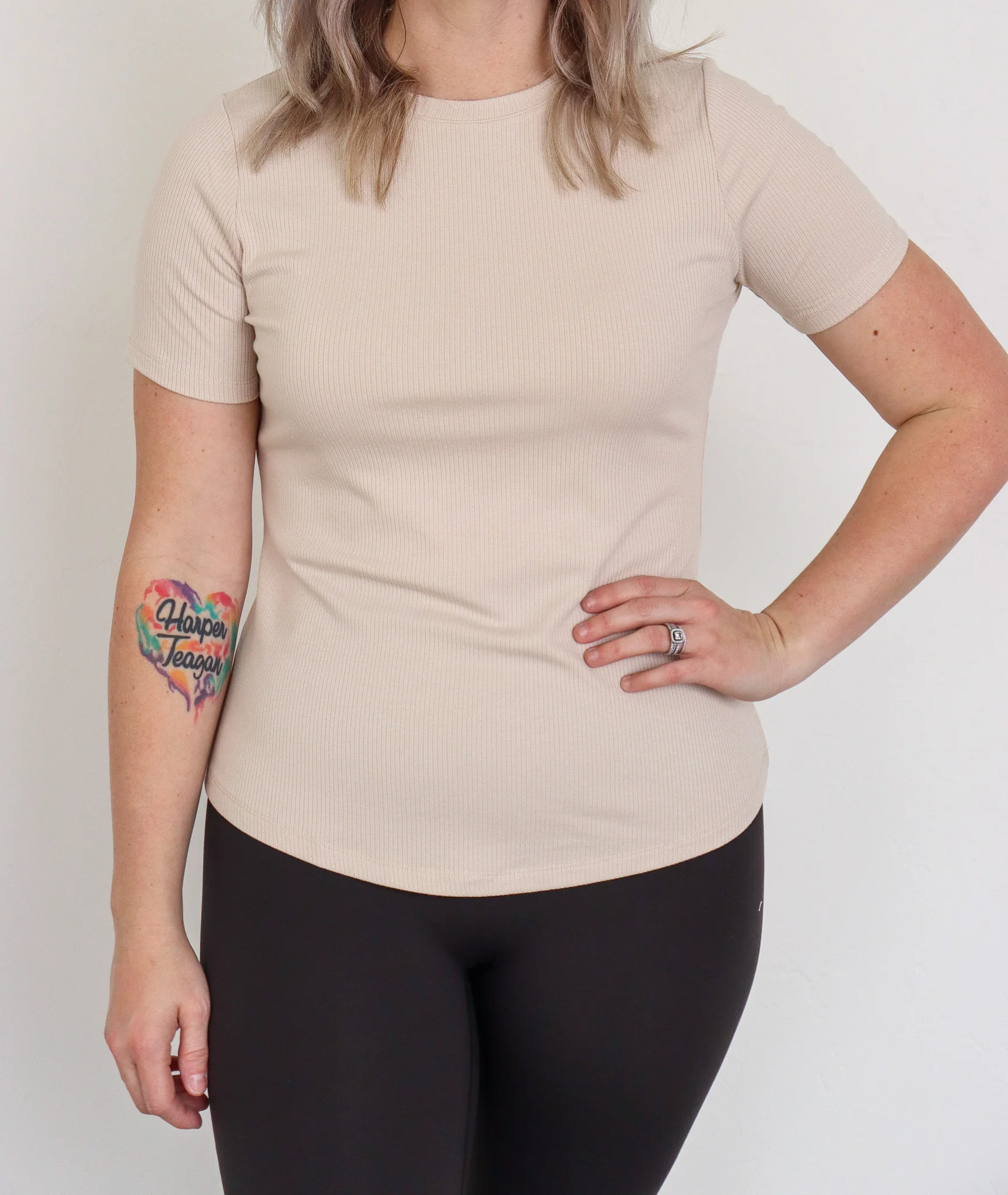 The Ribbed Basic Crewneck Tee - Image 5