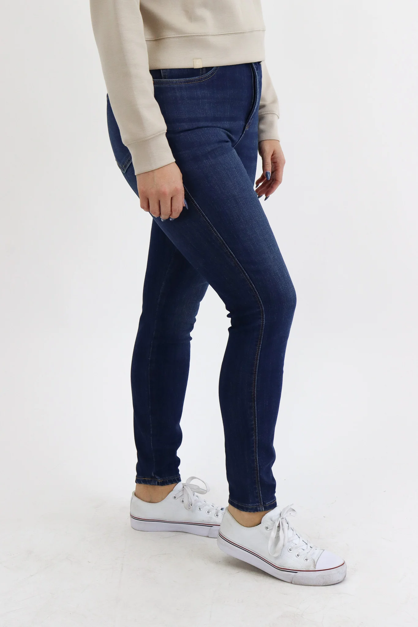 Skinny Jeans - Dark Wash Tint - Final Sale - Image 3
