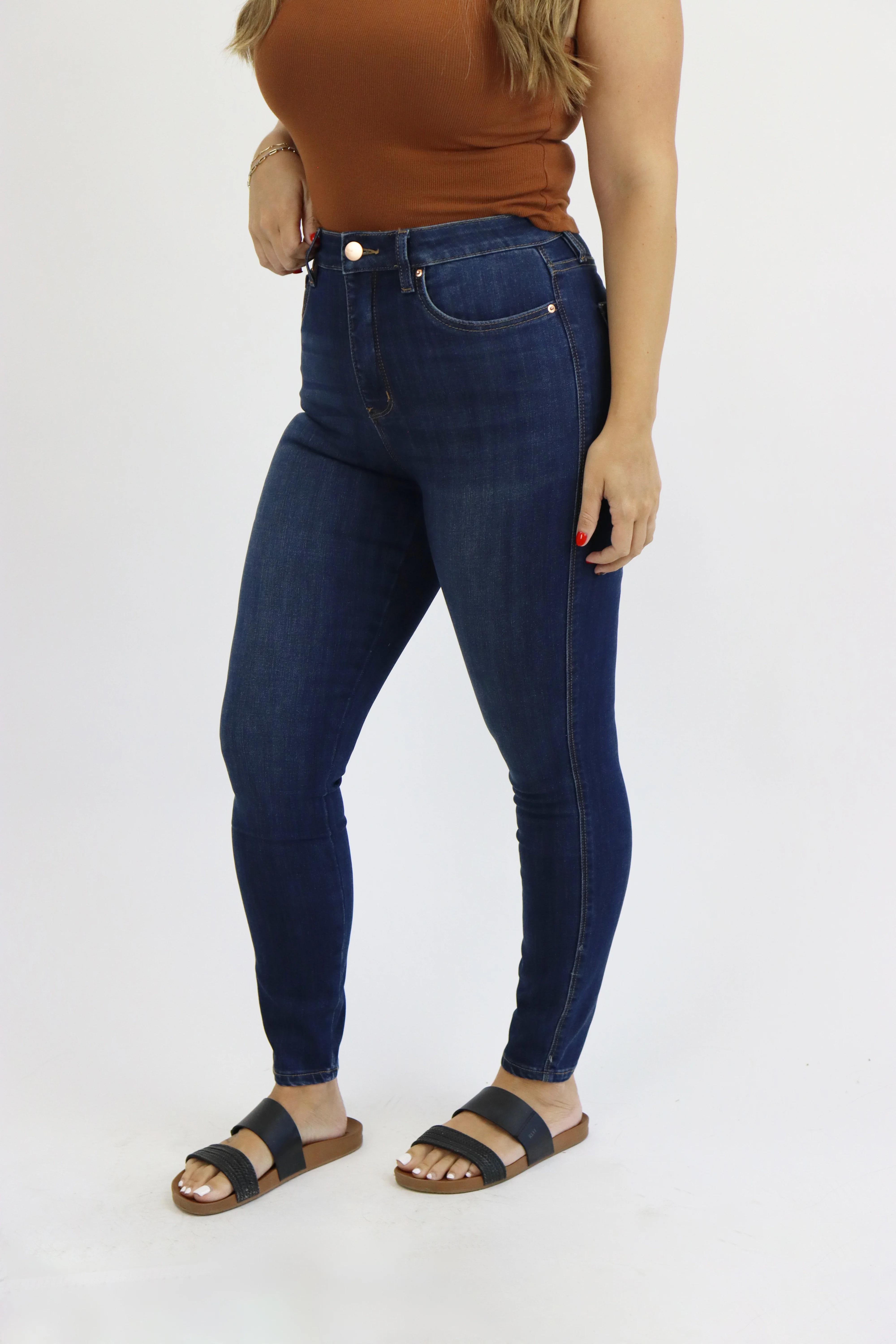 Skinny Jeans - Dark Wash Tint - Final Sale - Image 5