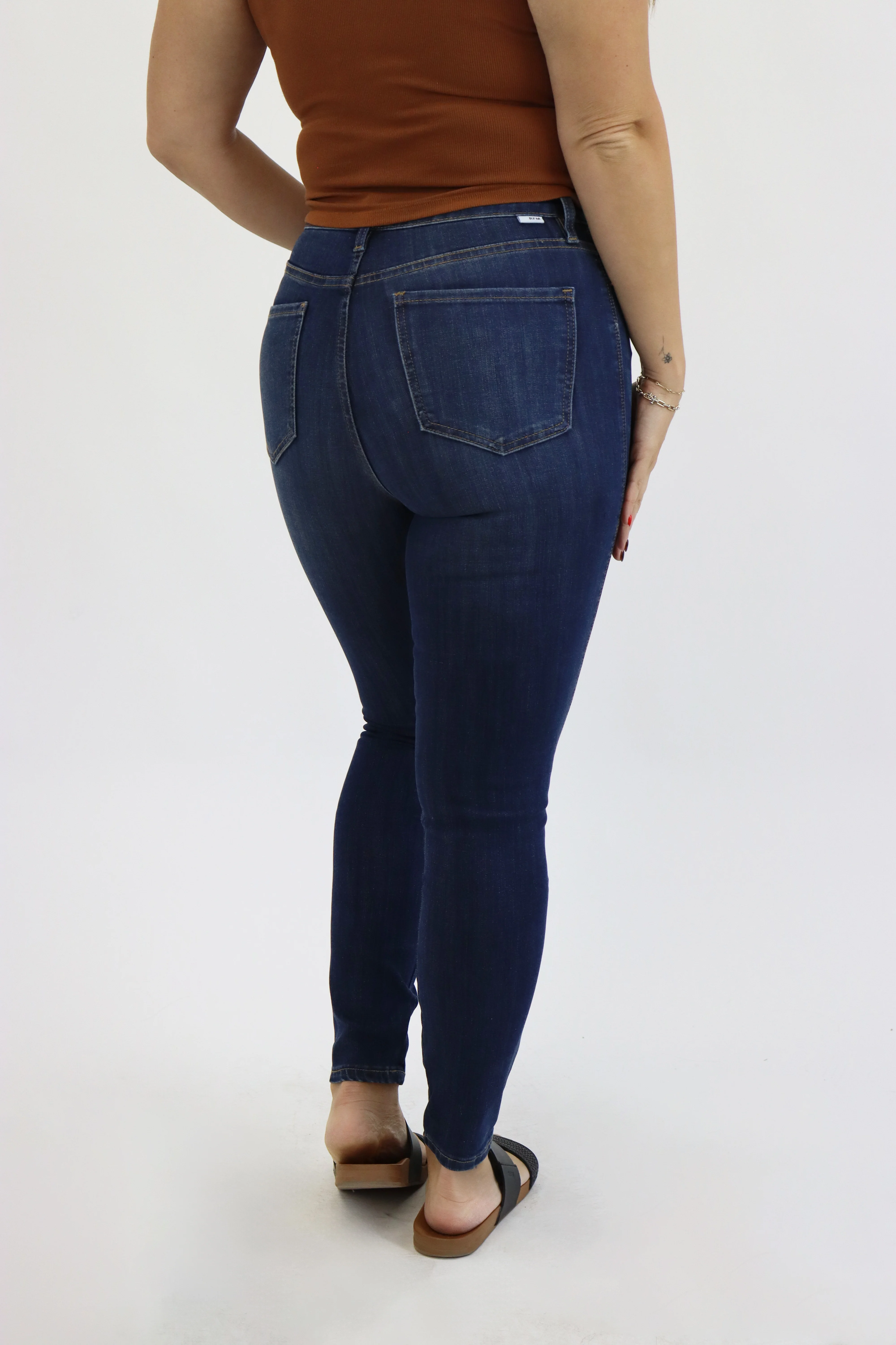 Skinny Jeans - Dark Wash Tint - Final Sale - Image 7