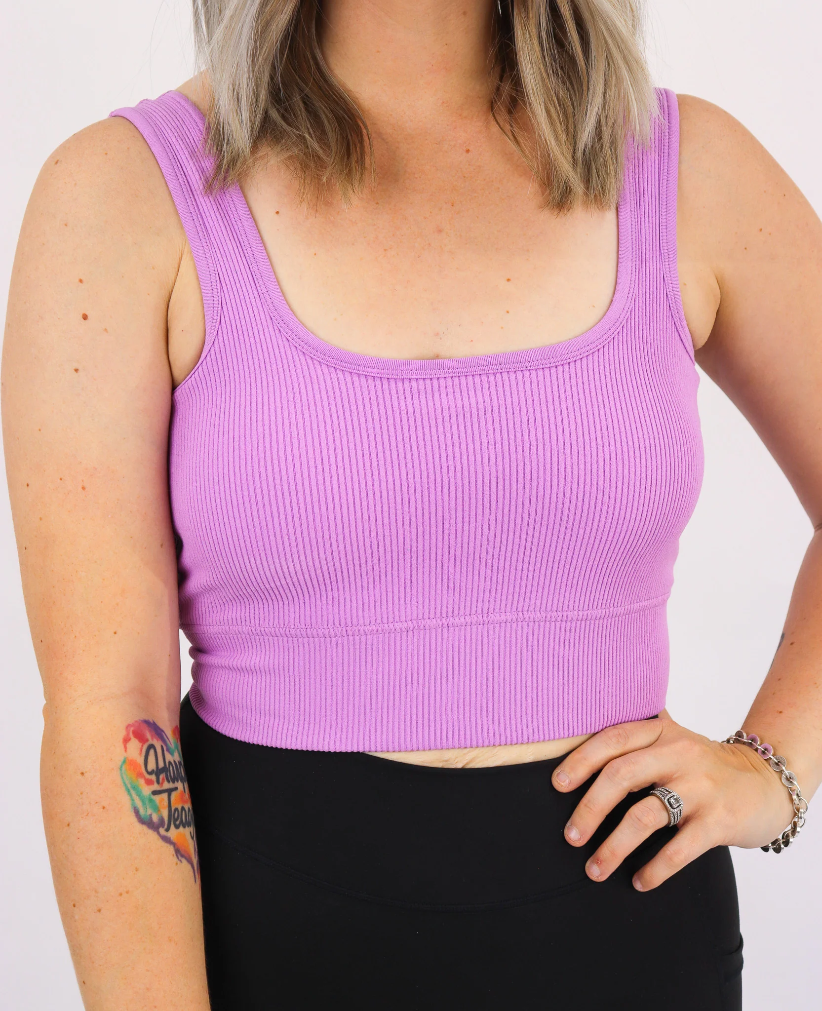 The Essential Crop | Padded Squareneck Bralette - Final Sale - Image 5