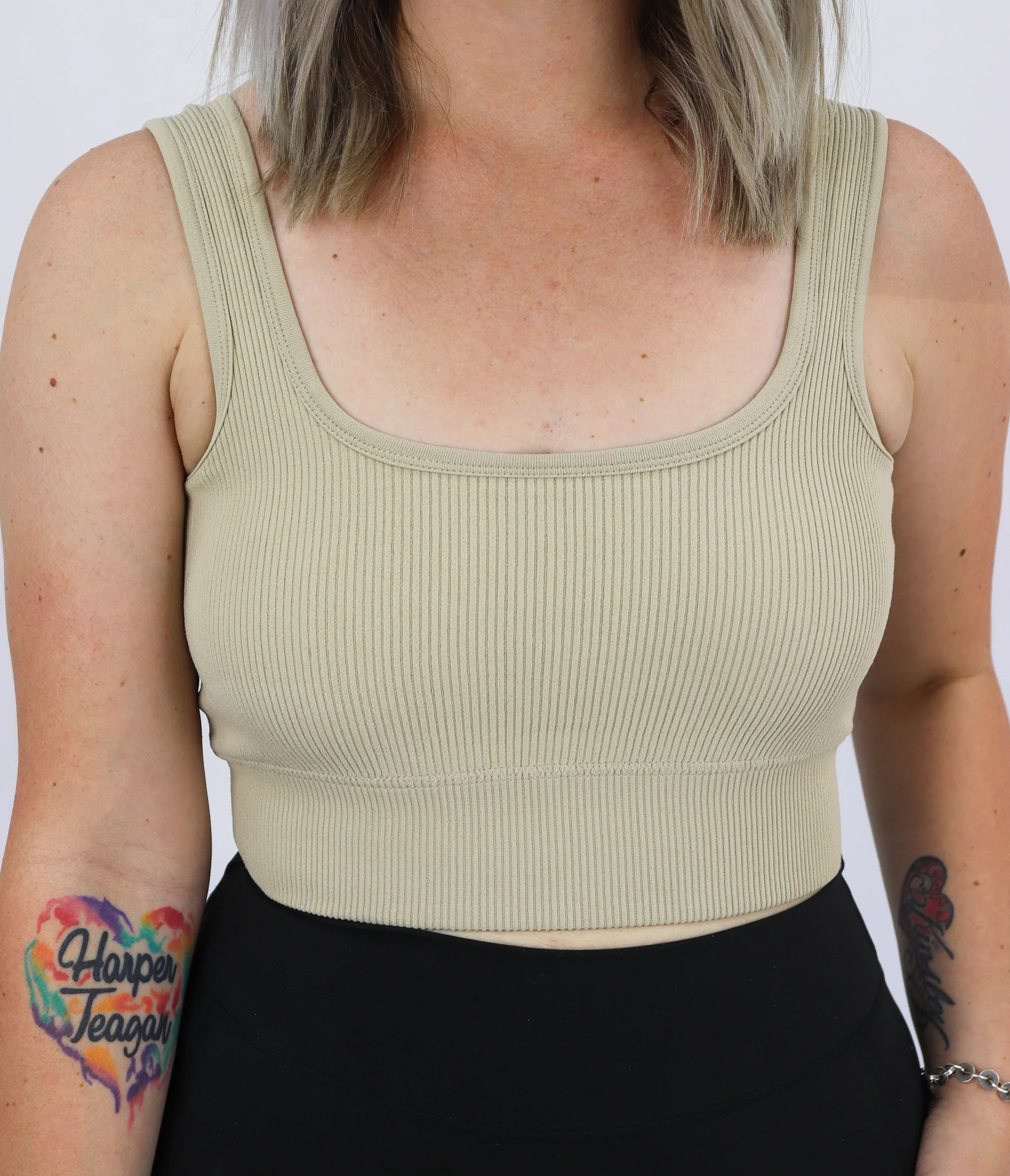 The Essential Crop | Padded Squareneck Bralette - Final Sale - Image 7
