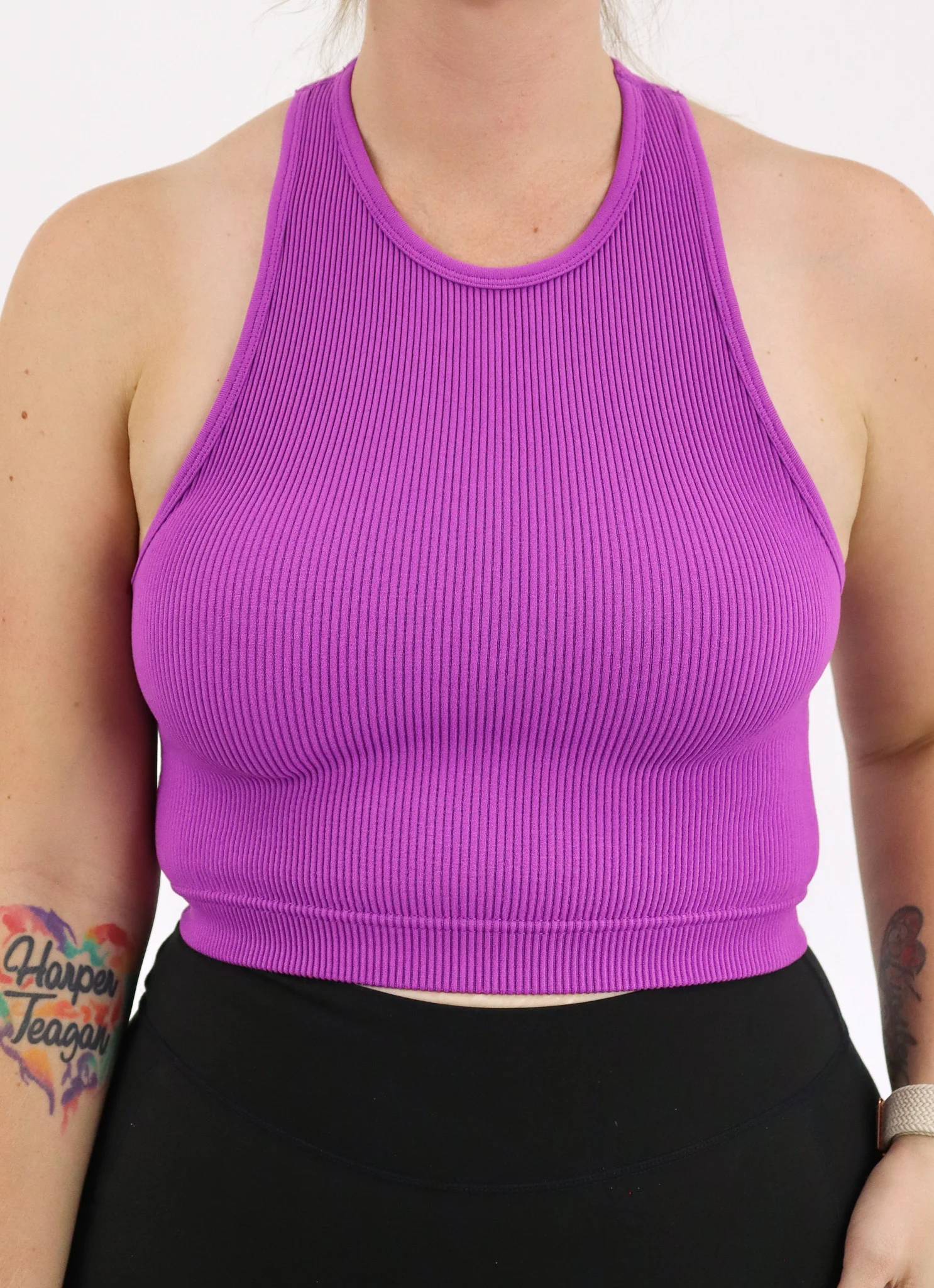 The Essential Crop | Racerback Bralette - Final Sale - Image 15