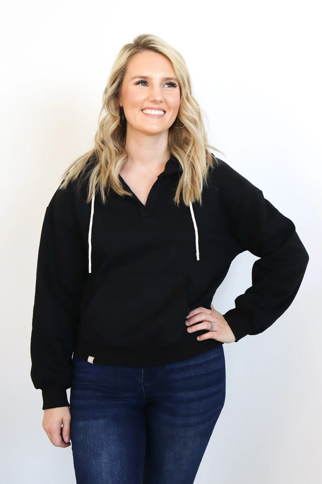 The Weekender V-Neck Hoodie - Final Sale - Image 14