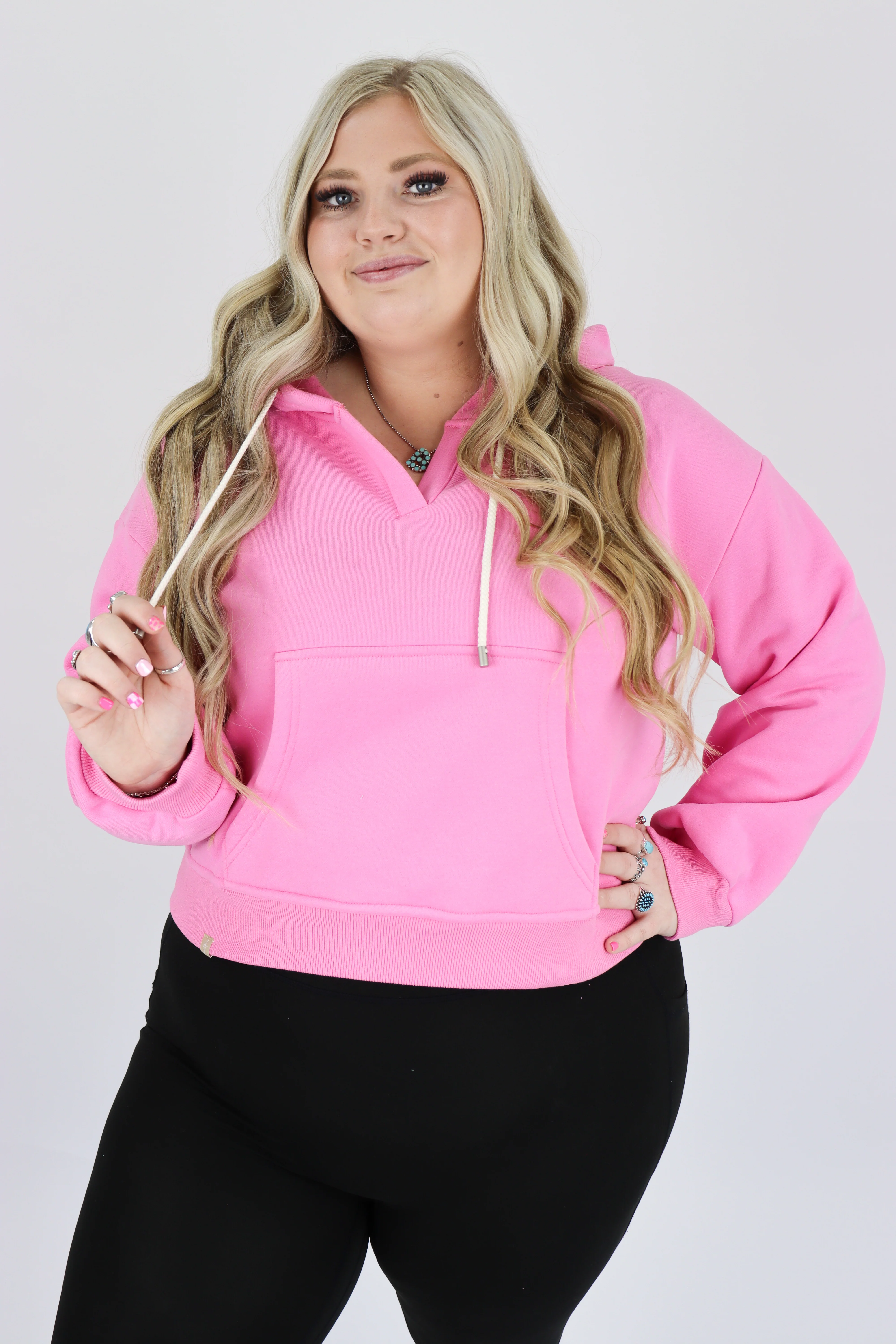 The Weekender V-Neck Hoodie - Final Sale - Image 3