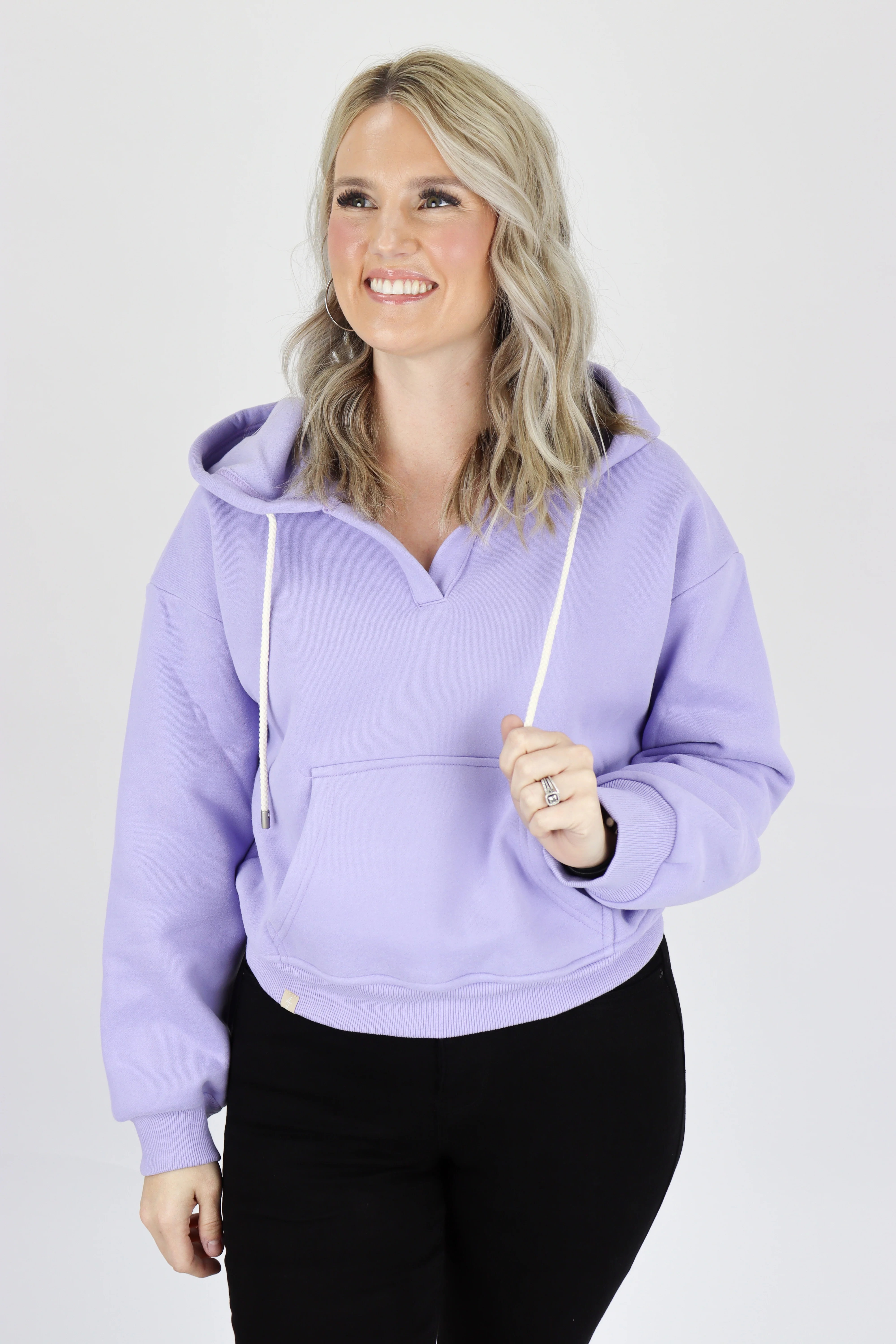The Weekender V-Neck Hoodie - Final Sale - Image 4