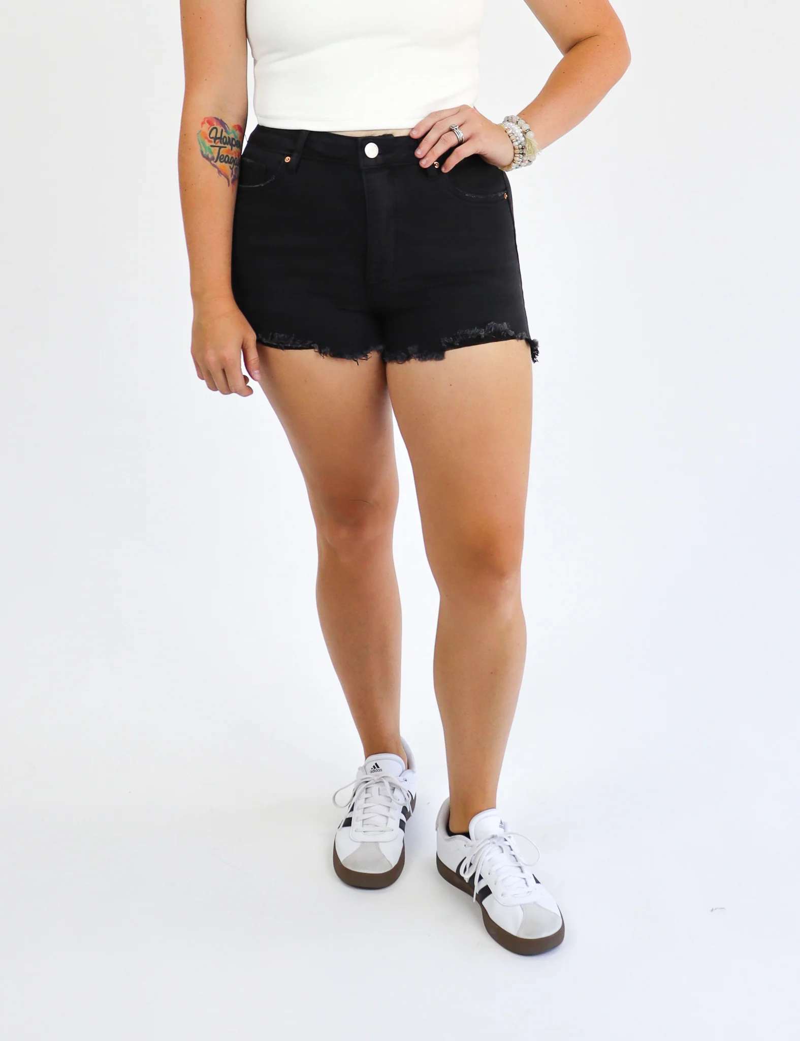 Tummy Control Denim Shorties by Alexander Jane *FINAL SALE* - Image 3