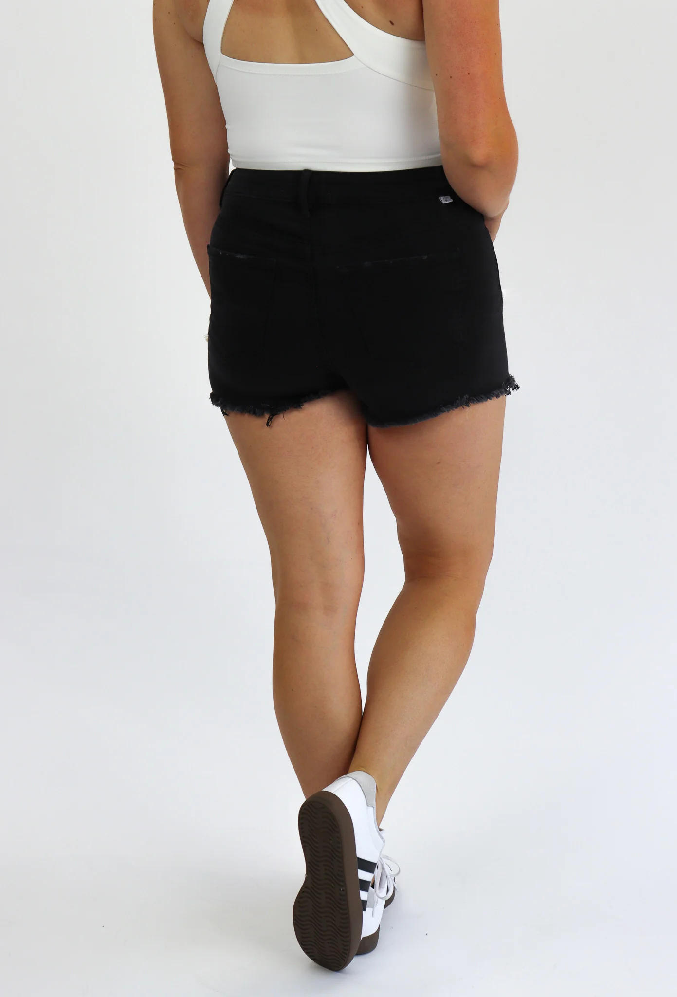 Tummy Control Denim Shorties by Alexander Jane *FINAL SALE* - Image 5