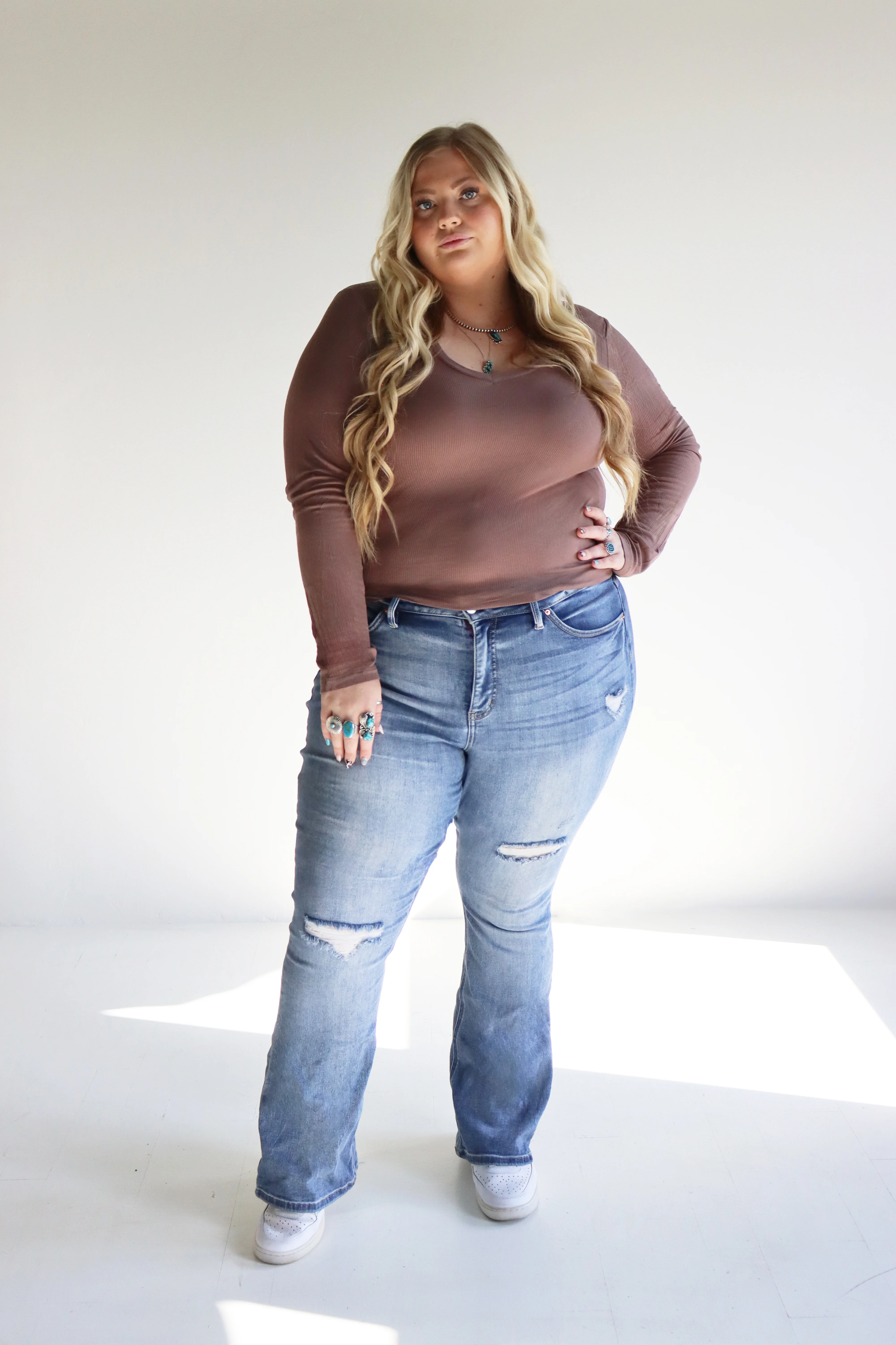 Tummy Control Flare Jeans by RFM - Image 5