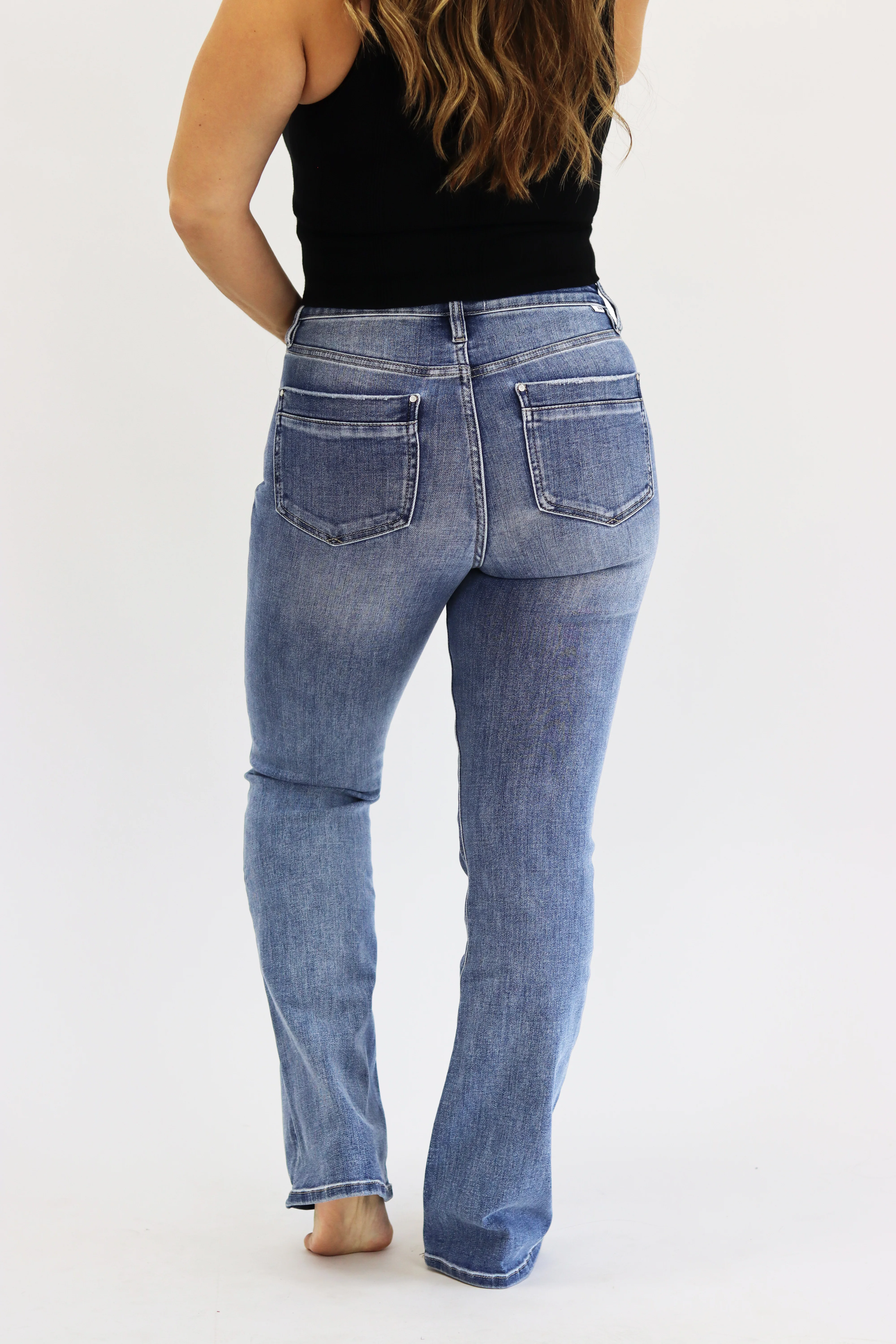 Bootcut Jeans - Medium Light Wash - Final Sale - Image 3