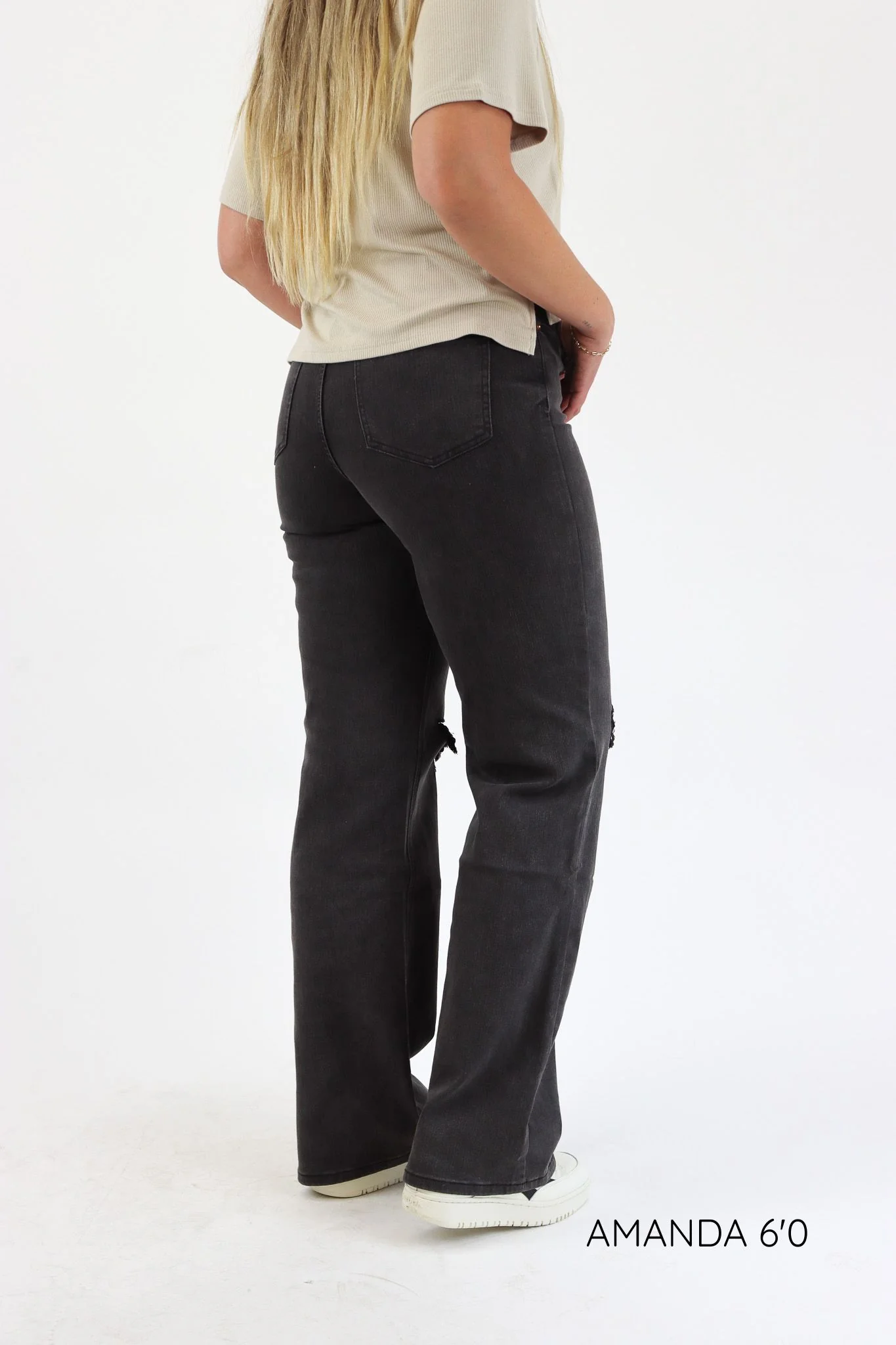 Tummy Control Wide Leg Jeans - Image 8