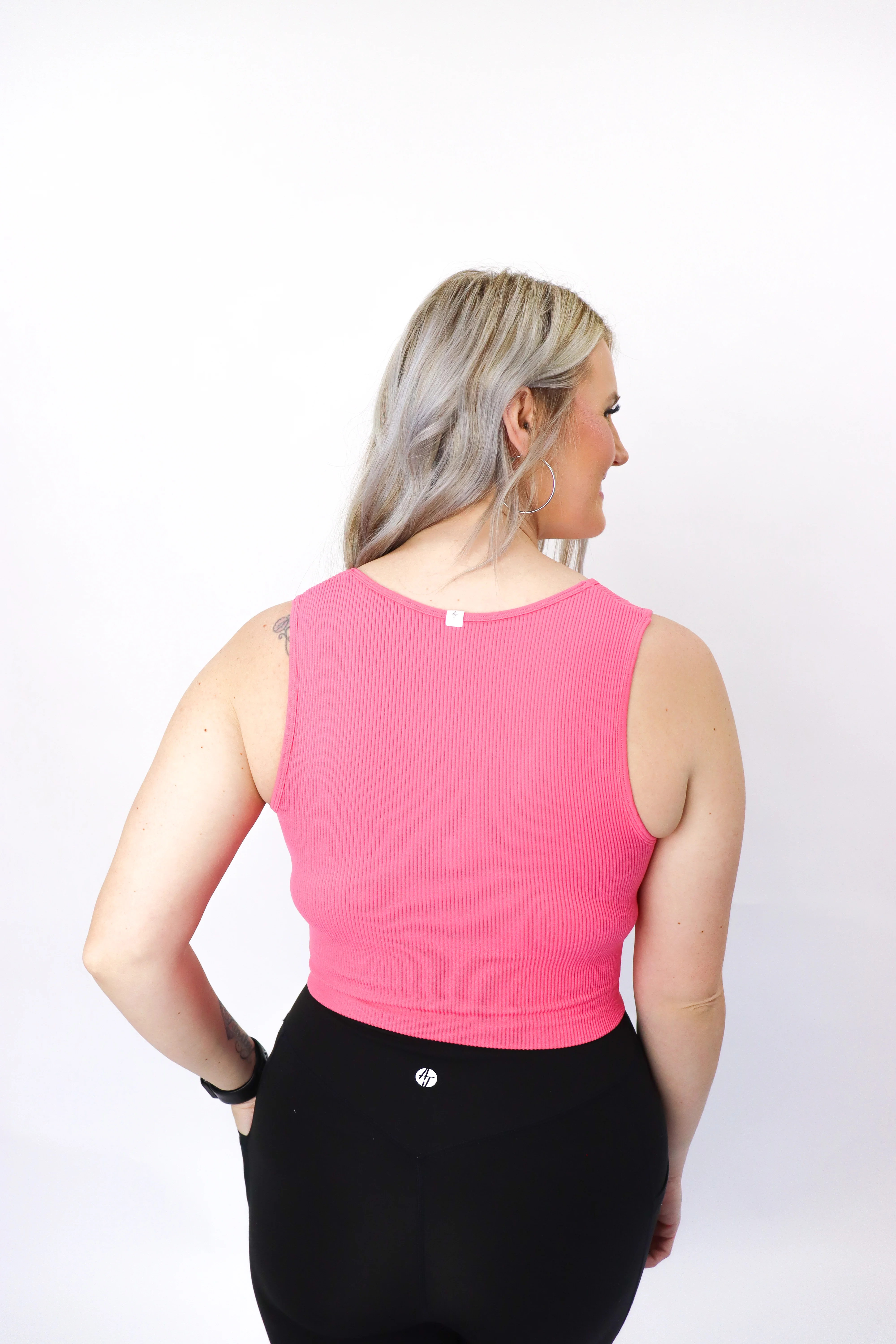 The Essential Crop | V Neck Top Bralette - Final Sale - Image 3